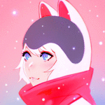 Аватар Девочка в шапочке с ушками, by Kuvshinov Ilya
