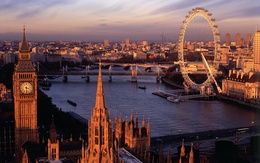 ���� ��� ������ �� ������ ��������� '���������� ���� / London eye' �  ����� ��� ��� / Big Ben, ������, ��������������  