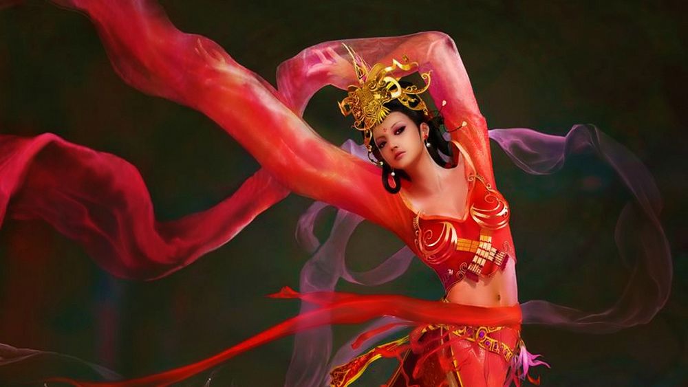 Азиатская танцовщица 