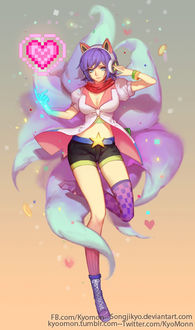 Фото Ahri / Ари из игры Лига Легенд / League of Legends, by SongJiKyo