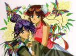 Аватар Миака и Норико из аниме Таинственная игра / Fushigi Yuugi