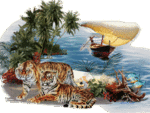 Аватар тигры и море