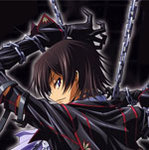 99px.ru аватар Лелуш Ламперуж / Lelouch Lamperouge из аниме Код Гиасс / Code Geass на фоне цепей