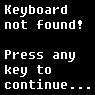 Аватар Keyboard not found!