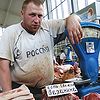 Аватар Мясник в футболке с надписью Россия
