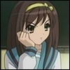 99px.ru аватар Харухи из аниме Меланхолия Харухи Судзумии скучает