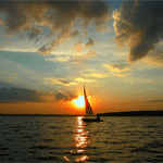Аватар Природа, яхта и море, закат