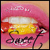 Аватар sweet на губах