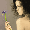 99px.ru аватар девушка и цветок