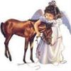 99px.ru аватар маленький ангел и лошадь