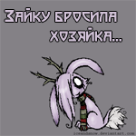 Аватар Зайку бросила хозяйка