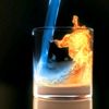 99px.ru аватар огонь в стакане