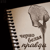 Аватар черно-белая правда