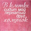Аватар В клетке сидит мой пернатый друг хомячок хД