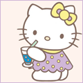 99px.ru аватар Hello Kitty пьет сок