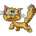 Аватар улыбающийся котенок