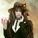 99px.ru аватар Девушка с яблоками