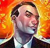 Аватар Веселый мужик на странном фоне