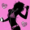 99px.ru аватар Девушка из рекламы iPod с сердечками