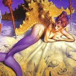 99px.ru аватар Русалка с сиреневым хвостом