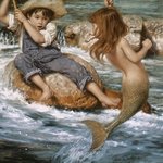 Аватар Ценный улов (мальчик поймал на удочку русалку)