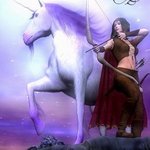 Аватар Лучница с единорогом