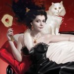 99px.ru аватар Женщина и кот