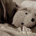 Аватар девушка с мишкой (I miss you...)