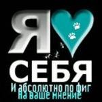 Аватар я люблю себя и абсолютно по фиг на ваше мнение