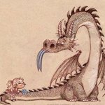 Аватар Девочка здевается над драконом