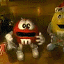 99px.ru аватар M&Ms - Christmas Faint.и Санта в шоке и M&Ms в шоке от существования друг друга
