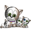 Аватар Кошка с котятами