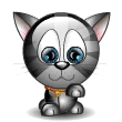 99px.ru аватар Котик моется.