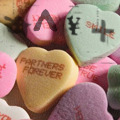 Аватар таблеточки в виде сердечек (partners forever)