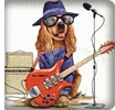 99px.ru аватар Собака - гитарист