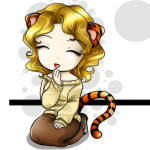 99px.ru аватар малышка с хвостиком тигра