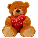 Аватар мишутка с сердечком i love you