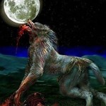 Аватар Оборотень воет на луну.