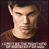 Аватар I can't be the right kind of monster for you