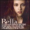 Аватар Bella it never made sense for you to love me i always knew that