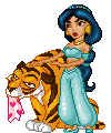 99px.ru аватар Принцесса Жасмин и тигр