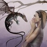 Аватар Девушка и летающий ящер