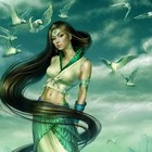 Аватар Девушка и птицы