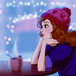 99px.ru аватар Девушка грустит за чашкой кофе, художница B1nd1