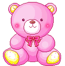 99px.ru аватар Розовый медведь с бантом