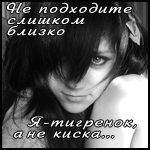 Аватар Не подходите слишком близко. Я - тигренок, а не киска