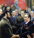 Аватар Л.И. Брежнев с Фиделем Кастро