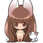 Аватар Ушастая девочка с котом