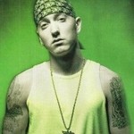 99px.ru аватар Eminem на зеленом фоне