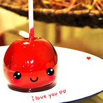 Аватар яблоко,i love you